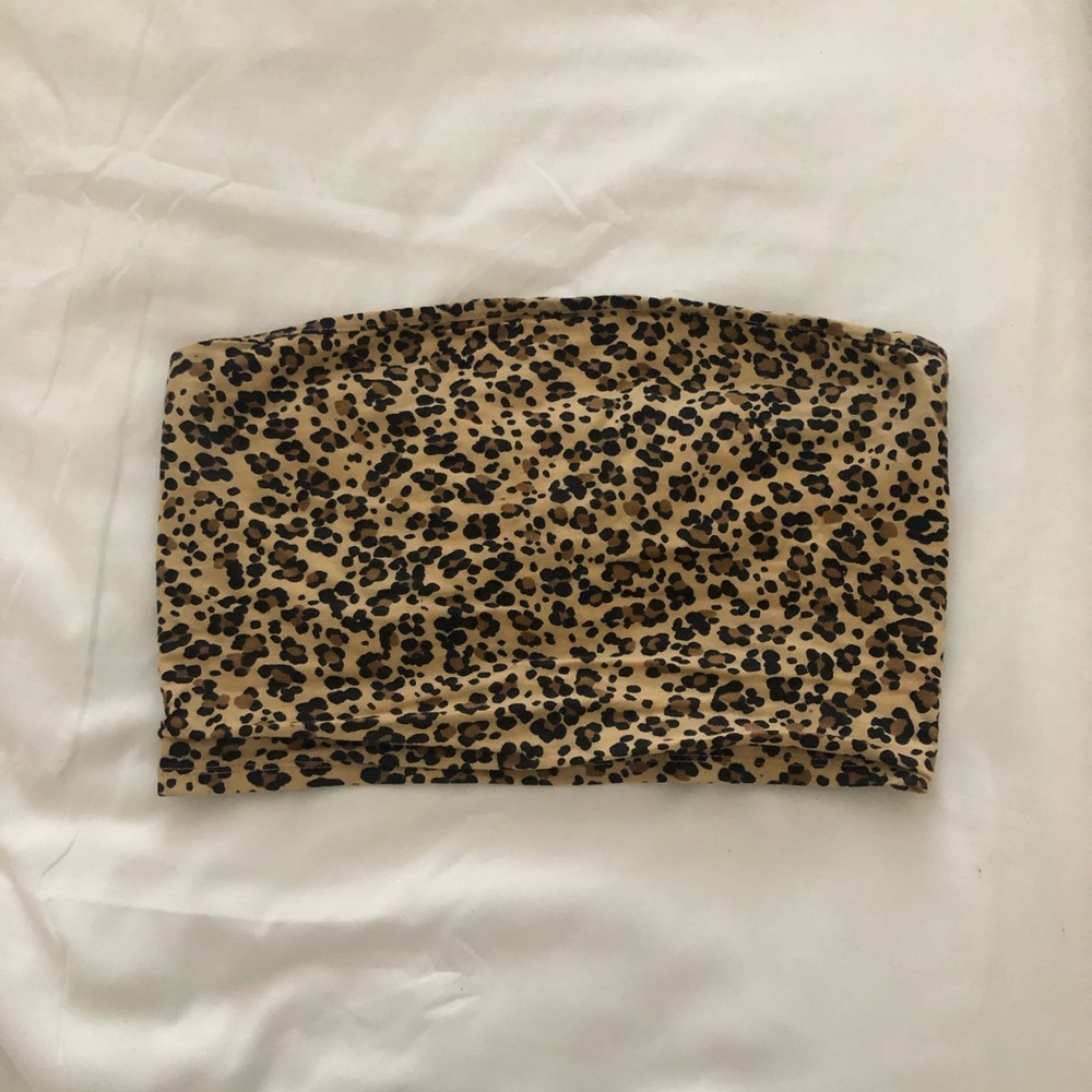 Cheetah Print Tube Top